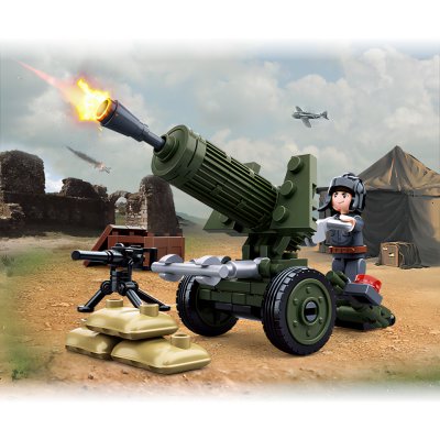 Sluban WWII M38-B0678A 4w1 Działo przeciwpancerne