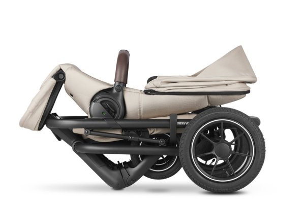 EASYWALKER Kombikinderwagen Jimmey Explore Pearl Taupe AIR + CYBEX Aton B2 i-Size + Base