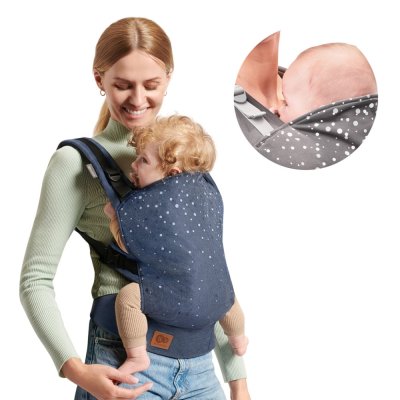 KINDERKRAFT Babytrage Nino Confetti Denim