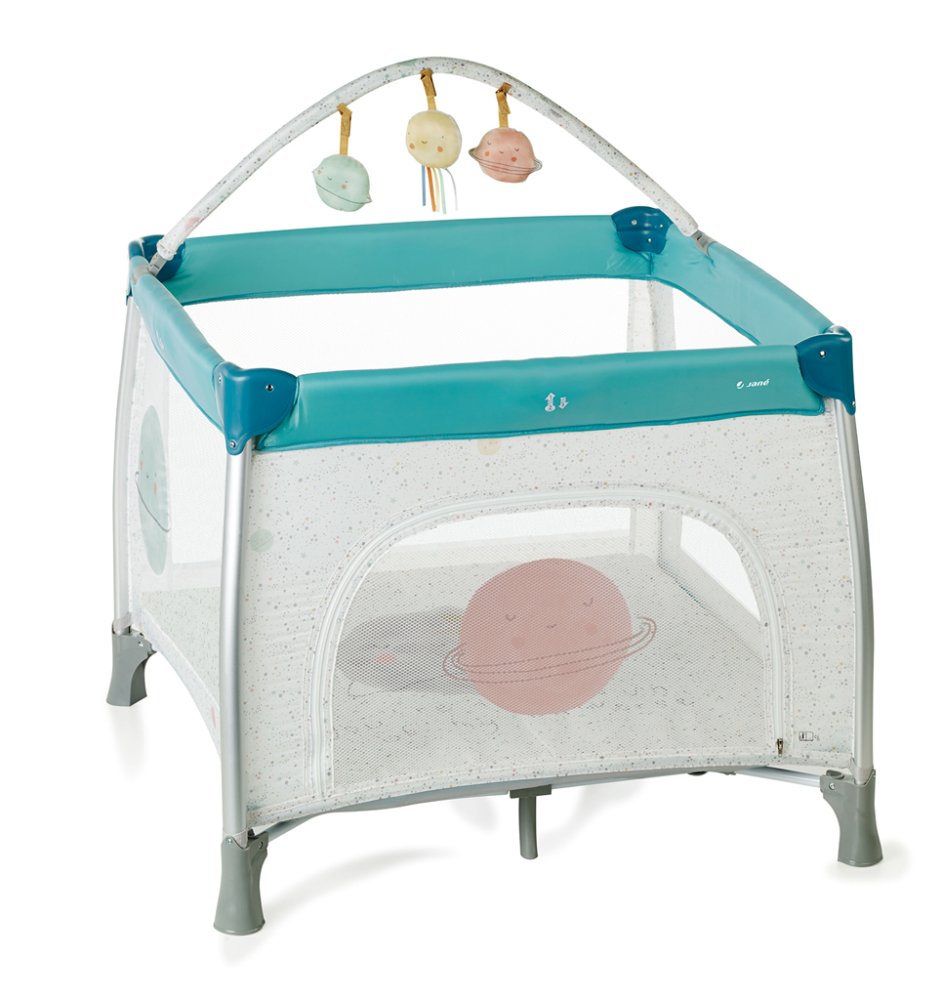 JANE Playpen travel cot Travel Fun Cosmos Monkey Mum