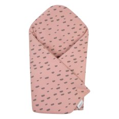 BELISIMA Soft swaddle with coconut removable insert Rose 75x75 cm