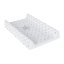 CEBA Matelas à langer 2 coins avec planche fixe (50x80) Comfort Stars gris clair