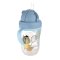 CANPOL BABIES Kubek niekapiący ze słomką i wagą 270 ml Bonjour Paris niebieski, 6m+