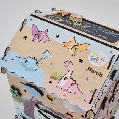 BusyKids Activity board Domek DINO
