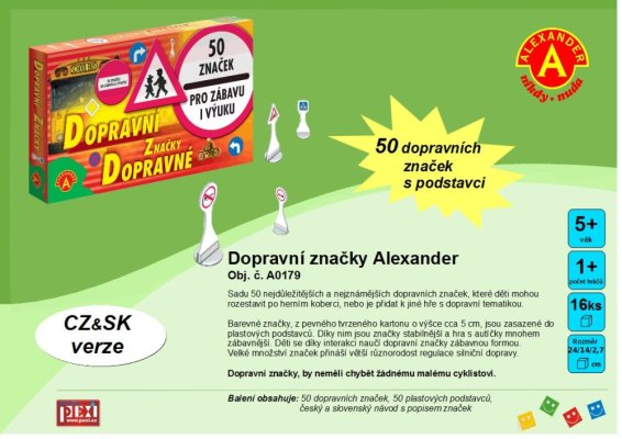 Pexi Prometni znakovi set 50 najpoznatijih znakova