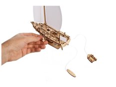 Ugears 3D Houten Mechanische Puzzel Jacht The Ocean Beauty