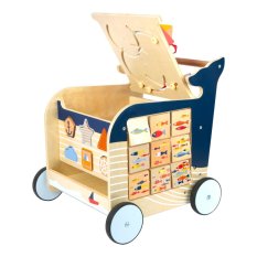 small foot Drewniany chodzik Wieloryb