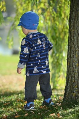 Dunne joggingbroek Outlast® - donkergrijs gemêleerd