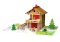 Jeujura Jeu de construction en bois 215 pièces Grand chalet alpin