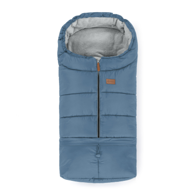 PETITE&MARS Set zimní fusak Jibot 3v1 + rukavice na kočárek Jasie Ocean Blue Horizontal