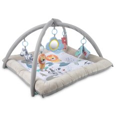 CANPOL BABIES Plush educational play blanket with trapeze Safari 0m+