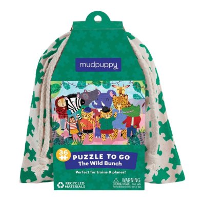 Mudpuppy Puzzle Divlje životinje u platnenoj vrećici 36 dijelova