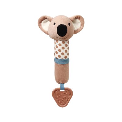BABYONO Piszcząca zabawka z gryzakiem Koala Charlie 3m+