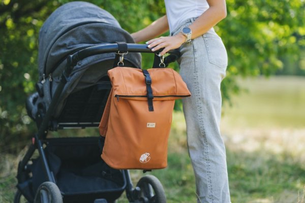 Vgrajen softshell nahrbtnik za nosilko Monkey Mum® Carrie - Medvedja sled