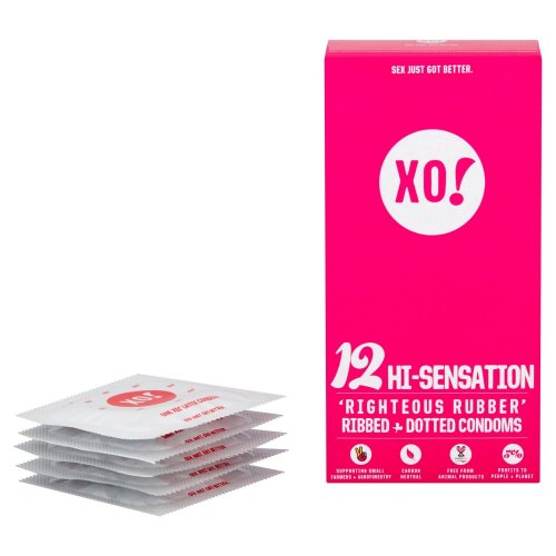 Preservativo de látex natural Hi Sensation, 12 piezas