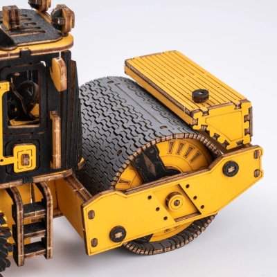 RoboTime 3D houten mechanische modelbouwset Wegenwals