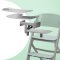 KINDERKRAFT SELECT Matstol 3 i 1 LIVY Aster Rosa, Premium
