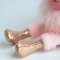 Doudou Histoire d´Ours Pluszowy breloczek różowy łabędź 12 cm