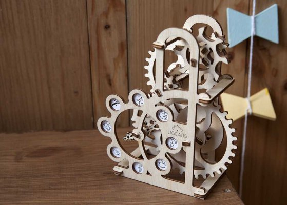 Ugears Drewniane Mechaniczne Puzzle 3D Dynamometr