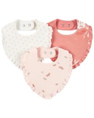 CARTER'S Bib Pink Floral girl MFL 3pcs