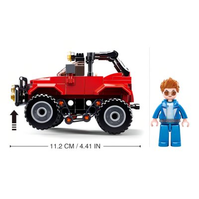 Sluban Town M38-B0902 Jeep rot