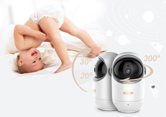NENO Drehbare digitale Video-Babyphone Berkano