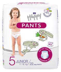 BELLA HAPPY Pants Einwegwindelhöschen 5 Junior (11-18 kg) 22 Stk