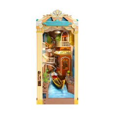RoboTime 3D Puzzle Buchstütze Miniaturhaus Romantisches Venedig
