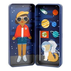 Petit Collage Magnetisches Puzzle Astronautin