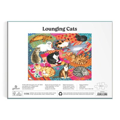 Galison Puzzle Gatti Pigri 1000 Pezzi