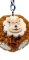 2Kids Toys Houten sleutelhanger pompon Leeuw