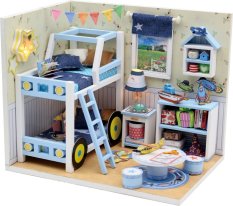2Kids Toys miniatura da casa de bonecas Quarto de Charles