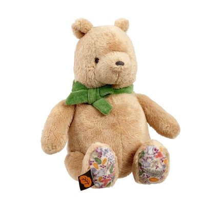 Rainbow Plush Winnie the Pooh with Green Bow 22 cm