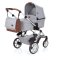 ABC DESIGN Suport geanta scutece negru ABC