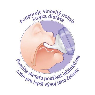 LANSINOH NaturalWave Smoczek do butelki dla niemowląt o wolnym przepływie, S, 2 szt