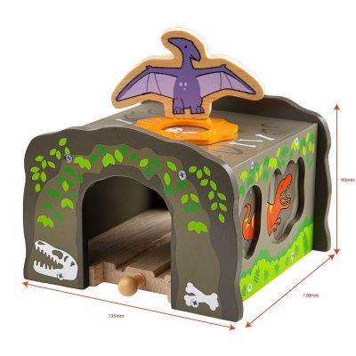 Bigjigs Rail Tunel Dinozaura T. Rex