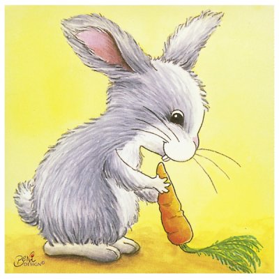 Goki Holzbausteine Tierbabys 4 Stk.