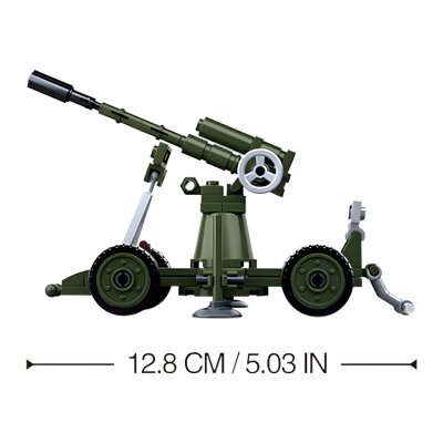 Sluban WWII M38-B0678C 4en1 Canon antiaérien