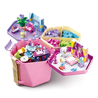 Sluban Bucket Bricks M38-B0830 Seau de briques rose