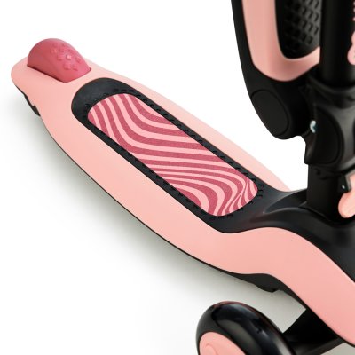 KINDERKRAFT Hamaca y patinete 2 en 1 Halley Rose rosa