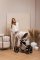 MUUVO SET Kinderwagen 4in1 Quick Boho Beige Set + CBX By CYBEX Aton B2 i-Size + Basis