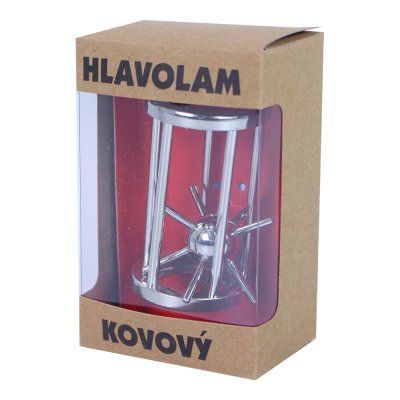 Metalna slagalica jež u kavezu