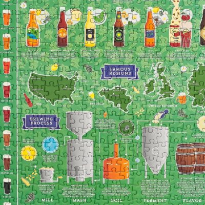 Ridley's Games Puzzle für Bierliebhaber, 500 Teile