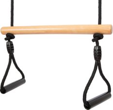 small foot Trapézio com Argolas de Ginástica Black Line