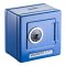 Goki Metal Safe Money Box Blue