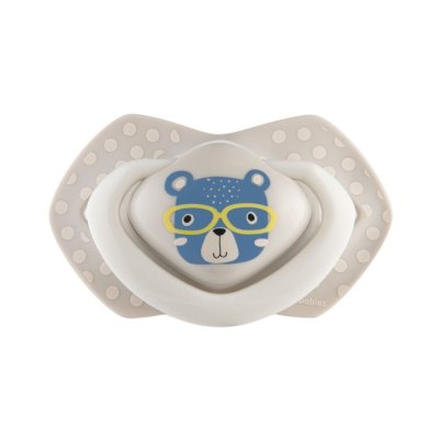 CANPOL BABIES Set symmetrischer Silikonschnuller 18m+ Bonjour Paris blau