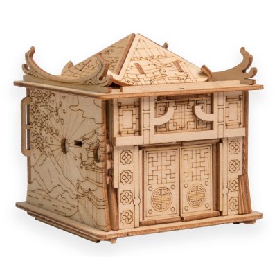 EscapeWelt Puzzle di legno Casa del Drago