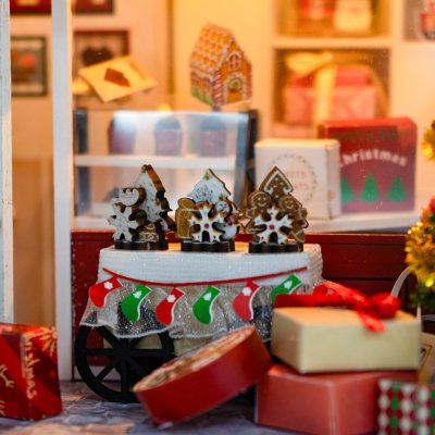2Kids Toys Miniatură căsuță Cofetărie de Crăciun