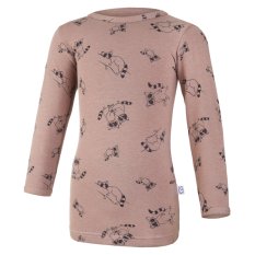 T-Shirt smyk DR TISK Outlast® - Haselnuss Waschbär