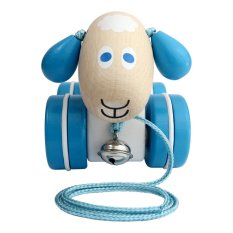 Detoa Drewniana owieczka do ciągnięcia